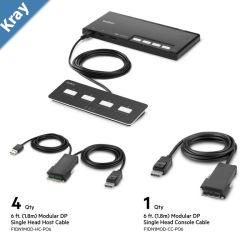 Belkin Cybersecurity and Secure KVM 4Port Single Head DP Modular Secure KVM Switch PP4.0 W Remote BlackF1DN104MODPP412V2.5A2 Years Warranty Belkin Cybersecurity and Secure KVM 4Port Single Head DP Modular Secure KVM Switch PP4.0 W Remote BlackF1DN104MODPP412V2.5A2 Years Warranty