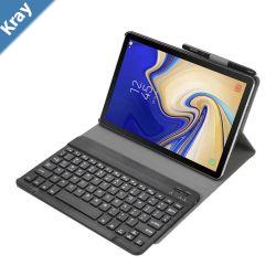 Pisen Lenovo Tab M11 11 Keyboard Case Black  KBCBLTM11 Magnetic PU Leather Covering Front  Rear Facing Camera Holes