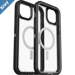 LS OtterBox Defender XT Clear MagSafe Apple iPhone 14 Plus Case ClearBlack  7790064 DROP 5X Military Standard Rugged 7 Years Warranty