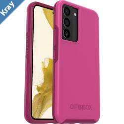 OtterBox Symmetry Samsung Galaxy S22 5G 6.1 Case Case Renaissance Pink  7786428 Antimicrobial DROP 3X Military Standard Raised Edges