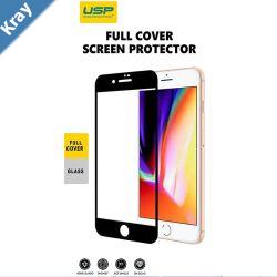 USP Apple iPhone 8 iPhone 7 Tempered Glass Screen Protector  Full Coverage 9H Hardness Bubblefree Antifingerprint Original Touch Feel