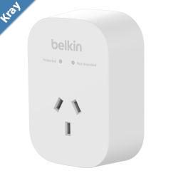 Belkin 1Outlet Surge Protection  White SRA010AU 1800 Joules Protection impact resistant prevents scratches dents  rust2YR Power Board