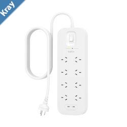 Belkin 8Outlet Surge Protection Strip with Dual USBC charging ports  SRB004AU2M