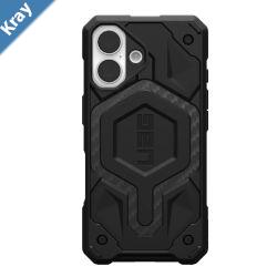 UAG Monarch Pro Apple iPhone 16 6.1 Rugged Case  Carbon Fiber 114458114242 25ft. Drop Protection 7.6M 10 Years Warranty