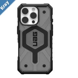 UAG Pathfinder Clear MagSafe Apple iPhone 16 Pro 6.3 Rugged Case  AshBlack 114464113131 18ft Drop Protection 5.4M 10 Years Warranty