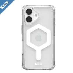 UAG Plyo MagSafe Apple iPhone 16 6.1 Rugged Case  IceWhite 114482114341 16ft. Drop Protection 4.8M Armored Shell 10 Years Warranty