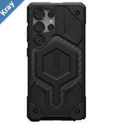 UAG Monarch Pro Samsung Galaxy S25 Ultra 5G 6.9 Rugged Case  Carbon Fiber 214461114242 20ft. Drop Protection 6M 10 Years Warranty