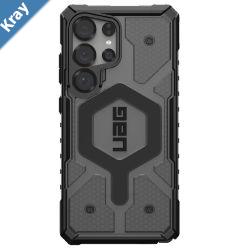 UAG Pathfinder Clear Magnetic Samsung Galaxy S25 Ultra 5G 6.9 Rugged Case  Ash 214483113131 18ft. Drop Protection 5.4M 10 Years Warranty