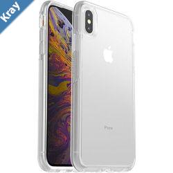 LS OtterBox Symmetry Clear Apple iPhone Xs Max Case Clear  7760085 Antimicrobial DROP 3X Military Standard Raised Edges 7 Years Warranty