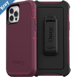 OtterBox Apple iPhone 12  iPhone 12 Pro Defender Series Case  Berry Potion Red Purple 7765403 4X Military Standard Drop Protection