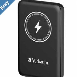 Verbatim Power Pack 10000 mAh PD 20W 2 Cables  Black