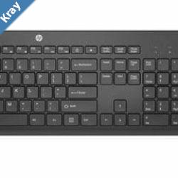 HP 235 USB Wireless Keyboard  Mouse Combo Reducedsized  LowProfile Quiet Keys Easy Cleaning Plug  Play for Notebook Desktop PC MAC