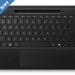 Microsoft Surface Pro Flex Keyboard for PRO 111098 Surface Typecover with Slim Pen 2 storage and charging tray backlit wireless BT Black No PEN