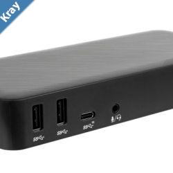 Targus USBC MultiFunction DisplayPort Alt Mode Triple Video Docking Station 2xDP 1xHDMI 1xGeE Ethernet 2xUSBA 1xUSBC with 85W Power