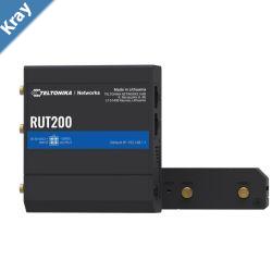 Teltonika RUT200 Industrial Cellular Router WAN Failover Compact and Reliable Industrial 4G LTE RouterFirewall PSU included