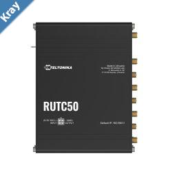Teltonika RUTC50 5G Ultrahigh Cellular DualBand WiFi 6 with MultiUser MIMO Dual SIM Ultrahigh cellular speeds of up to 3.4 Gbps PSU included Teltonika RUTC50 5G Ultrahigh Cellular DualBand WiFi 6 with MultiUser MIMO Dual SIM Ultrahigh cellular speeds of up to 3.4 Gbps PSU included