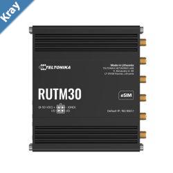 Teltonika RUTM30 Compact 5G Router 5G dual SIM cellular 5 Gigabit Ethernet ports DualBand WiFi Backward Compatible with 4G PSU included Teltonika RUTM30 Compact 5G Router 5G dual SIM cellular 5 Gigabit Ethernet ports DualBand WiFi Backward Compatible with 4G PSU included