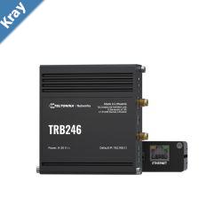 Teltonika Industrial IoT Gateway 4GLTECat 4 Dual SIM AutoFailover Backup WAN Supports DNP3 DLMS Modbus PSU excluded