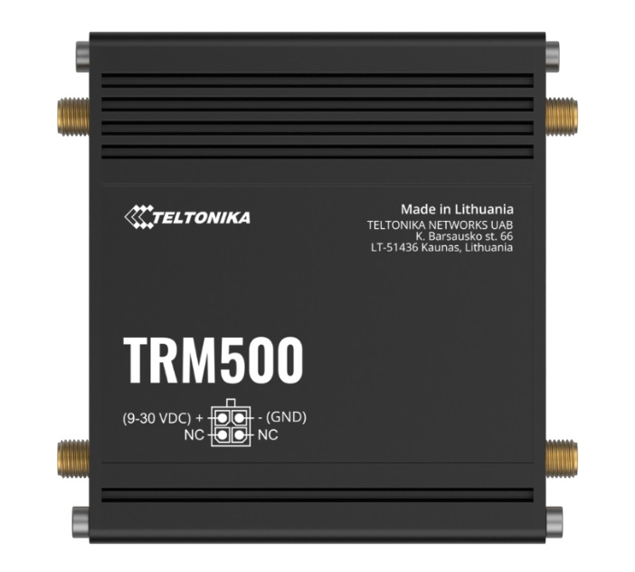 Teltonika TRM500 Industrial Cellular Modem 5G 3.4 Gbps  4G Cat19 with USB TypeC PSU included