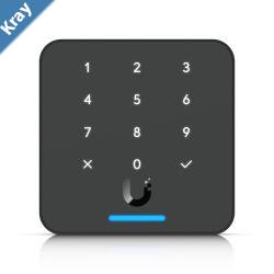 Ubiquit Reader Flex BlackThirdgeneration NFC Card Reader With A Keypad  Apple Touch Pass Support Outdoor IP55 Power via POE 2Yr Warr