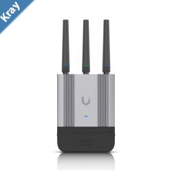 Ubiquiti Mobile Router Industrial Compact Ruggedized LTE Cat 4 Mobile WiFi Router Designed For IndoorOutdoor loT Applications2Yr Warr