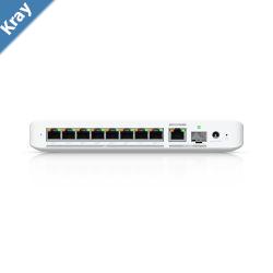 Ubiquiti Flex 2.5G PoE 8port 2.5 GbE PoE Switch10 GbE RJ45SFP Combination Uplink PortPowered With PoE or AC 2 Yr Warr