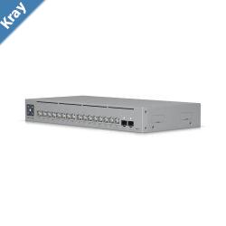 Ubiquiti UniFi NetworkPro Max 16 PoE Switch16port Layer 3 Etherlighting 2.5 GbE PoE Output Versatile Mounting Option180W PoE 2Yr Warr