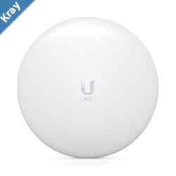 Ubiquiti UISP Wave LongRange 60 GHz PtMP station powered by Wave Technology GbE RJ45 port Integrated GPS  Bluetooth  2Yr Warr