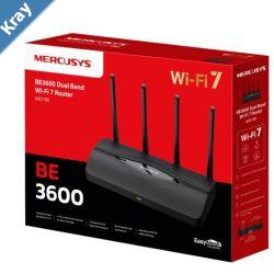 Mercusys MR27BE BE3600 Dual Band WiFi 7 Router WIFI7