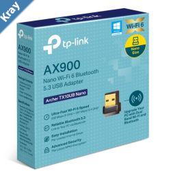 TPLink Archer TX10UB Nano AX900 Nano WiFi 6 Bluetooth 5.3 USB Adapter