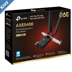 TPLink Archer TXE72E AXE5400 WiFi 6E Bluetooth 5.3 PCIe Adapter