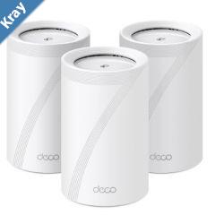 TPLink Deco BE653pack BE11000 Whole Home Mesh WiFi 7 System WIFI7