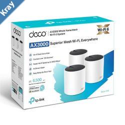 TPLink Deco X553pack AX3000 Whole Home Mesh WiFi 6 System