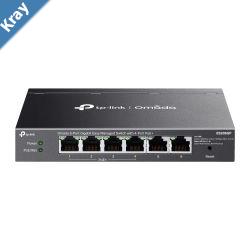 TPLink ES206GP Omada 6Port Gigabit Easy Managed Switch with 4Port PoE