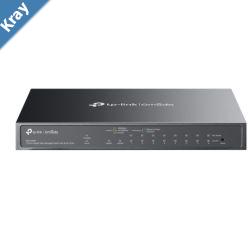 TPLink ES210GMP Omada 10Port Gigabit Easy Managed Switch with 8Port PoE