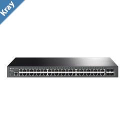 TPLink TLSG3452X JetStream 48Port Gigabit L2 Managed Switch with 4 10GE SFP Slots  Omada