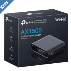 TPLink TLWR1502X AX1500 WiFi 6 Travel Router