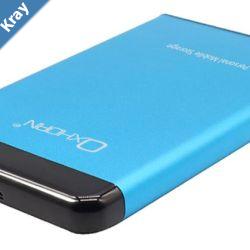 Oxhorn USB 3.0 USAP 2.5 SATA HDD SSD Enclosure BlueUSB3.0 Cable included 2YR WTY