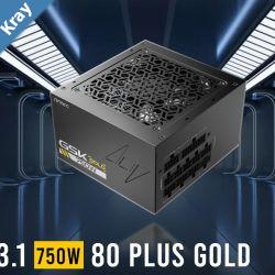 Antec GSK750 80 Gold Fully Modular ATX 3.1 PCIE 5.1 latest High Quality Japanese Capacitors Ultimate performance and reliability PSU