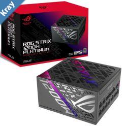 ASUS ROGSTRIX1200PGAMING ROG STRIX 1200W Platinum PSU ROG heatsinks Dual ball fan bearings 0dB technology 10YW