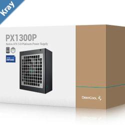 DeepCool PX1300P 1300W 80 PlatinumCybenetics ATX Power Supply 120mm Fan Japanese Capacitors SemiDigital Interleaved PFC FullBridge  LLC  DC