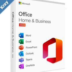 Microsoft Office Home  Business 2024 English APAC Medialess Retail New. Word Excel Power Point Outlook for PC and Mac