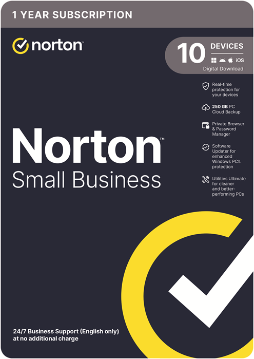 Norton Small Business 250GB AU 1 User 10 Devices 12 Months Digital Key via Email Available on Leader Cloud