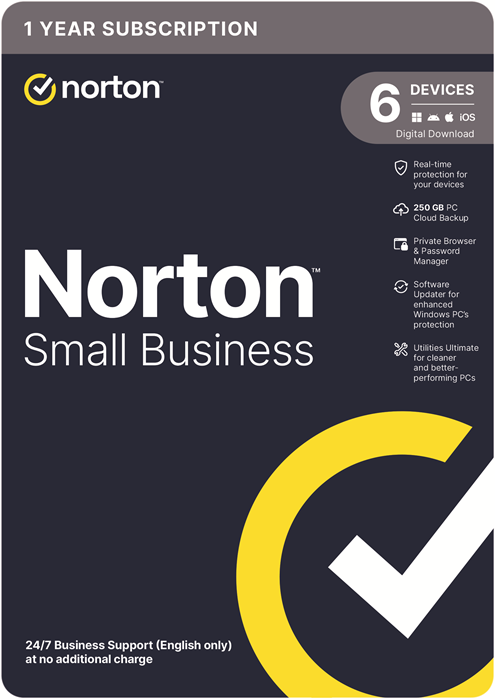 Norton Small Business 250GB AU 1 User 6 Devices 12 Months Digital Key via Email Available on Leader Cloud