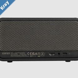 Edifier MP230 RETRO BLACK Portable Bluetooth Retro Speaker  Bluetooth 5.0 AUX micro SD USB Audio Streaming 10hrs Battery Life