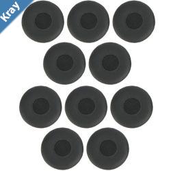 Jabra Evolve2 30 Ear Cushion 10pcs Black for Evolve2 30 MS 30 MS Mono 30 MS Stereo 30 UC 30 UC Mono