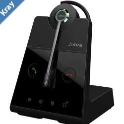 Jabra Engage 65 SE  Convertible wireless headsets Up to 150 meters DECT wireless range Talktime Up to 13 hours Busylight Advanced noise cancel