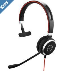 Jabra Evolve 40 MS Mono USBC Professional Headset Suitable for Computer  Mobile Device Microsoft Teams Certified 2ys Warranty