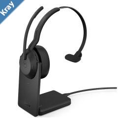 Jabra  Evolve2 55 USB A MS Teams Mono Stand Active Noise Cancellation ANC Bluetooth 5.2 Dongle