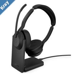 Jabra  Evolve2 55 USB A Stand MS Teams Stand Active Noise Cancellation ANC Bluetooth 5.2 Dongle